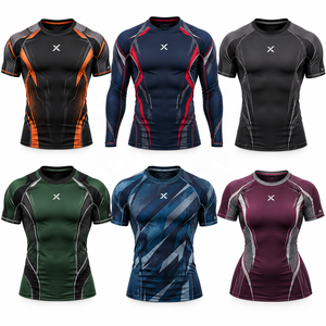 Maillots de protection pour hommes MMA et entraînement |   Bordeaux, bleu, vert, orange, noir, violet |   Fabricant OEM ODM |   Vêtements de sport |   Sublimation | - Product Image 5
