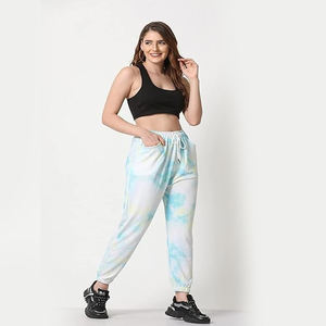 Pantalones Jogger Cargo Utilitarios para Mujer, Cintura Alta, Cordón Ajustable, Puños Elásticos, Múltiples Bolsillos, Transpirables, de Sarga de Algodón - Product Image 4