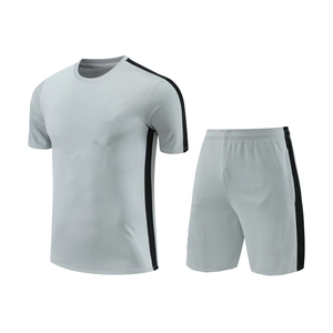 Custom Sublimated <b>Soccer</b> Jersey Set Men's Red Blue Color Block Short Sleeve Moisture Wicking Football Uniform Adult All Seasons - Product Image 3