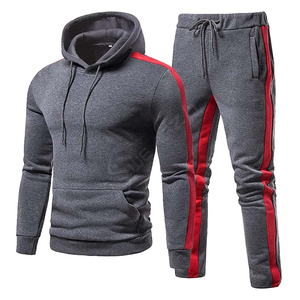 Sudadera con Capucha y Pantalones Cargo 2 en 1 de Alta Calidad ARTIZ INTERNATIONAL para Hombre, Estilo Urbano, Estampado Sólido, Felpa Gruesa, 100% Algodón, para Invierno - Product Image 4