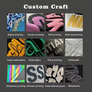 T-shirts graphiques personnalisés pour hommes, vente en gros, 100 % coton épais, coupe classique, écologiques, respirants, style hip-hop - Product Image 4