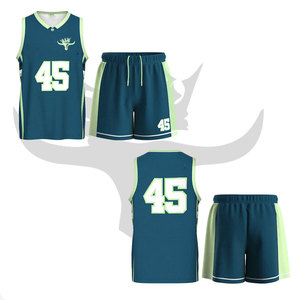 Tenues de basket-ball pour hommes 100 % polyester, ensembles d'uniformes d'équipe, ensembles d'uniformes de basket-ball à vendre - Product Image 5