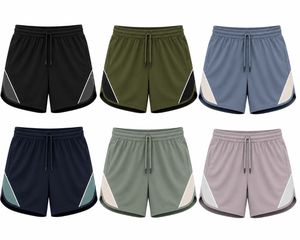 Shorts de sport pour homme en polyester noir, taille mi-haute, avec cordon de serrage, séchage rapide, respirant, écoresponsable, avec bande latérale et logo tricoté sur le devant - Product Image 6