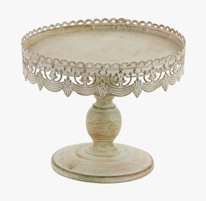 Premium Round Metal Eco-Friendly Handmade Dishwasher Safe Cake <b>Stand</b> Elegant <b>Cupcake</b> & Dessert Display Holder for Wedding Events - Product Image 1