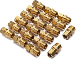 Compression Male <b>Adapter</b> High Pressure Forged Corrosion-resistant Hexagon Head Equal ODM Inch (AOL-108) SAE#060102 - Product Image 2