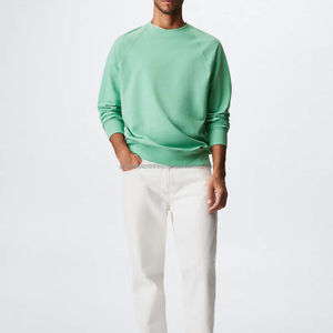 Offres Spéciales haute qualité hommes sweats concevez vos propres hommes sweats col rond pull Logo personnalisé hommes sweat - Product Image 2