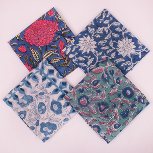 Bandana 100 % coton multicolore, style rétro doux, fait main, imprimé au bloc, bracelet, accessoires unisexes d'extérieur, mouchoirs - Product Image 5
