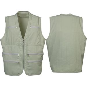 Chaleco Casual de Trabajo sin Mangas, Transpirable y Ecológico, de Poliéster de Alta Calidad, para Otoño, OEM ODM, para Hombre y Mujer - Product Image 1