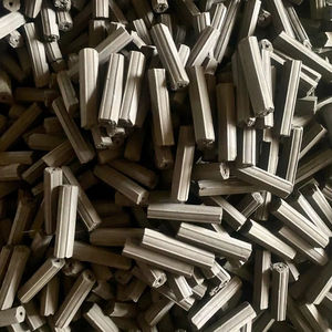 Briquettes de charbon de bois de sciure de bois dur 100% naturelles, forme hexagonale, faible fumée, faible teneur en cendres, 7000-8000 Kcal/kg, pour barbecue et usage commercial - Product Image 2