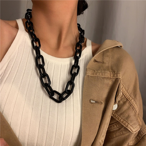 Meetee B-C094 Women's Bag Accessories <b>Retro</b> Plastic Acrylic Chain Strap <b>Decorative</b> Resin Bag Chain for Handbags Link Handle - Product Image 6