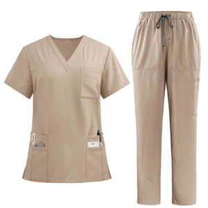 GRACIOUS INDUSTRIES Ensembles de tenues d'infirmière unisexes en Spandex de haute qualité, uniformes d'hôpital personnalisables avec logo, tenues de jogging élégantes en tissu tissé - Product Image 4