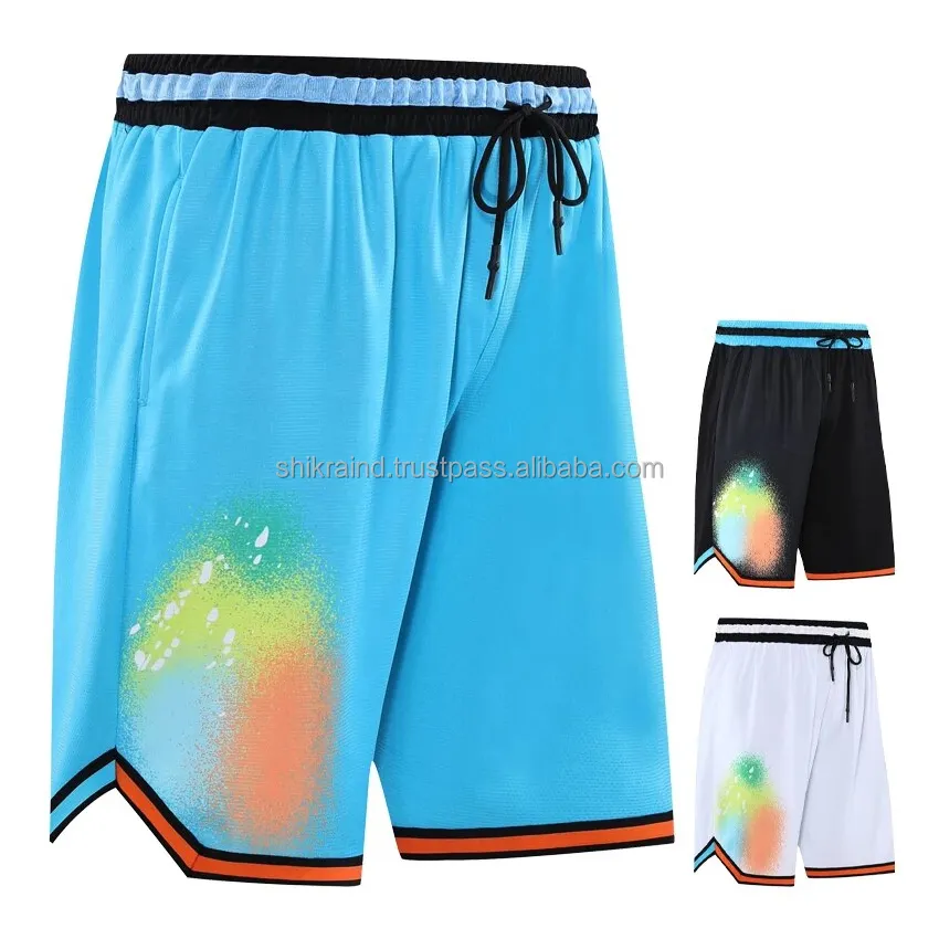 Herren Fashion Gym Kurze Basketball Qualität Sommer Laufen Outdoor Freizeit Street Pants Quick Dry Pocket Gradient Casual Shorts