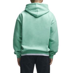 Sudadera con capucha extragrande OEM para hombre, de invierno, gruesa, de forro polar, con hombros caídos, lisa, personalizable con logo DTG, 480g, estilo boxy - Product Image 2