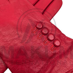 Gants en cuir d'hiver unisexes de luxe pour hommes et femmes, gants en cuir souple pour le sport, l'extérieur, l'usage quotidien, la moto - Product Image 2
