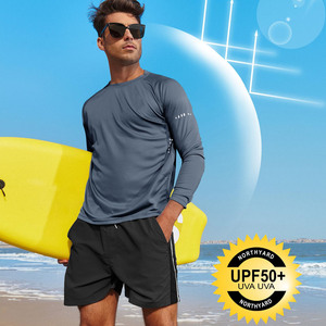 Camisetas de manga larga para hombre de fabricante, estilo streetwear, con lavado ácido, de peso pesado, con serigrafía, corte holgado - Product Image 3