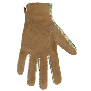 Guantes de jardinería de látex al por mayor con puntas de cuero, duraderos y de secado rápido, unisex, con muñequera fácilmente ajustable. - Product Image 2