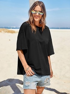 เสื้อยืดผ้าฝ้ายคุณภาพสูงสำหรับผู้หญิง - Product Image 4