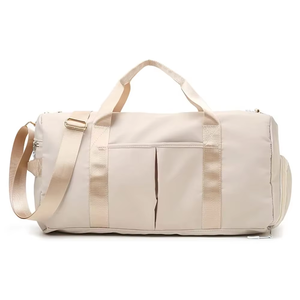 <b>Rolling</b> Travel <b>Backpack</b> Gym Bag Waterproof Nylon Duffel with Shoe Compartment Wet Dry Separation for Travel Yoga - Product Image 2