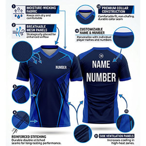 เสื้อกีฬาพิมพ์ลายแบบถ่ายโอนความร้อน ไซส์ XL - Product Image 4