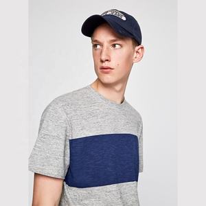 T-shirts pour hommes personnalisés 100% coton Collection Streetwear à quantité minimale de commande bas-T-shirts coupe ample à col rond et épaules tombantes - Product Image 4