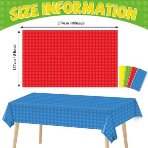 Set di 4 Decorazioni per Feste di Compleanno a Tema Costruzioni: Tovaglia e Stoviglie dal Design Unico - Product Image 3