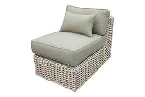 Contemporary Outdoor Wicker <b>Sofa</b> Set with High-Density Foam Cushions for <b>Garden</b> Patio Use - Product Image 3