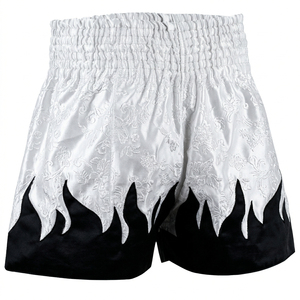 Shorts de boxe de qualité supérieure, taille personnalisée, design personnalisé 2025, vêtements d'arts martiaux, logo personnalisé, shorts de combat Muay Thai extensibles - Product Image 4
