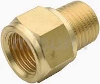 Adaptador reductor de tubería de agua y gas BSP de latón forjado de 50 mm, macho/hembra, marca AOL, de Ambark Overseas Limited - Product Image 5