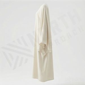 Elegante y Modesto Abaya Musulmán de Diseño Personalizado para Mujer, Estilo Mariposa, Largo, para Oración, Ropa Islámica de Moda, Color Personalizado - Product Image 3