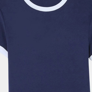 Camiseta Corta Holgada para Mujer, Estilo Casual, Ecológica, con Apliques, de Moda, de Manga Corta, para Verano, Estilo Urbano, a la Moda - Product Image 6