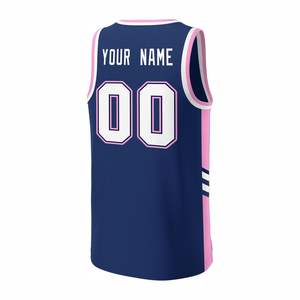 Maillot de basketball décontracté personnalisé par sublimation, débardeur respirant en maille, uniforme d'équipe athlétique, nom et numéro personnalisés, protection UPF - Product Image 2