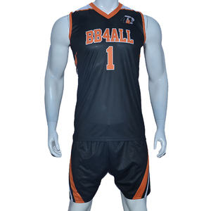 ชุดบาสเก็ตบอลแบบไม่มีแขนสั่งทำคุณภาพสูง ป้องกันแบคทีเรีย สำหรับทุกเพศ พิมพ์ลายโลโก้ด้านหน้า มีไซส์ใหญ่ ขายส่ง ผ้าตาข่ายคอวี - Product Image 1