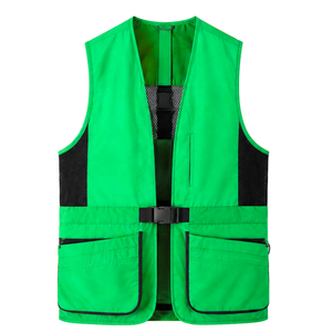 Gilet Softshell Respirant pour Hommes Adultes, Couleur Unie, Sans Manches, Vêtement de Chasse d'Automne, Matière Nylon, Poches, Ceinture Ajustable, Personnalisable - Product Image 3