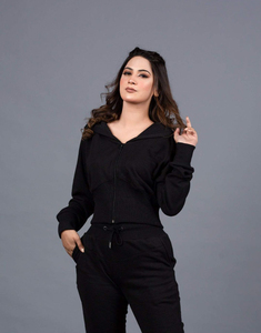 Conjunto de dos piezas para mujer, ropa personalizada, chándales para mujer, Pakistán, venta al por mayor, conjunto de chándales más baratos - Product Image 2