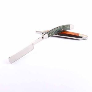 Afeitadora manual profesional de alta calidad, maquinilla de afeitar plegable afilada de acero inoxidable con cuchilla, 2 colores - Product Image 1
