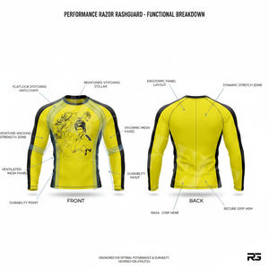 Haut de compression à manches longues pour BJJ MMA, sport, fitness, course, entraînement, extérieur, taille personnalisée, Rash Guard - Product Image 2
