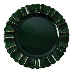 Polished Metal Charger <b>Plate</b> Decorative Serving <b>Plate</b> For Luxury Home Dining Wedding And Hotel Table Decoration - Product Image 1
