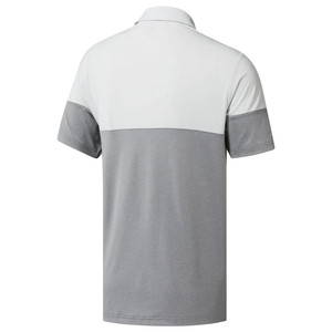Chemise à manches courtes pour homme, jaune et gris, style décontracté, coupe classique, tissu tricoté, 100% polyester, séchage rapide - Product Image 5