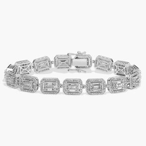 Diamond Cluster Statement <b>Bracelet</b> In Yellow Gold - Product Image 1