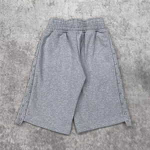 Wholesale Custom <b>Men</b> Mid Casual Oversized Baggy Sweatpants Wide Leg Canvas <b>Polyester</b>/Cotton Fleece Gym <b>Joggers</b> Stack Flares - Product Image 3