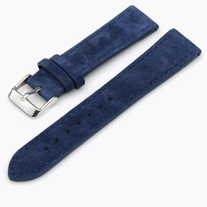 Bracelets de montre en cuir véritable souple, couleur bleue, personnalisables, respirants, design populaire 2026, pour smartwatch - Vente en gros - Product Image 5