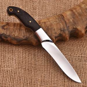 Cuchillo de Caza y Camping UA Supplies de Acero Inoxidable de Grado Industrial, Excelente Calidad, Hoja Entera con Punta Caída, Mango de Micarta, 58 HRC - Product Image 2
