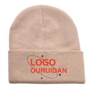 Gorros de Punto Comunes Personalizados para Hombre con Bordado 3D en Hilo de Algodón - Product Image 6