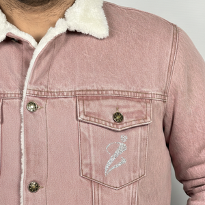 Vestes en jean en gros personnalisées, style délavé et vieilli, quatre poches, coupe ajustée confortable, nouvelle veste en jean tendance pour homme - Product Image 6