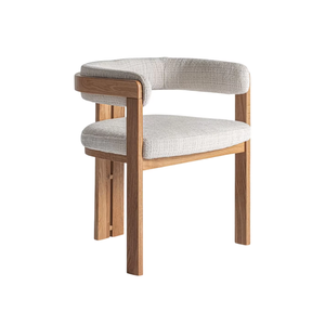 Chaise de salle à manger d'extérieur Arka en teck indonésien durable pour espaces de repas extérieurs et marché d'exportation - Product Image 3