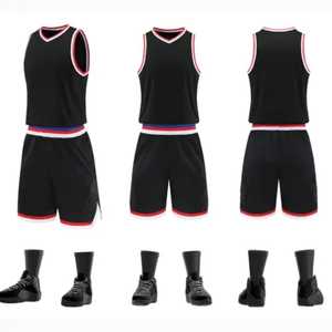 Tenue de basketball à prix de gros pour jeunes, uniforme de sport personnalisé avec logo, ensemble de sport léger pour hommes. - Product Image 5