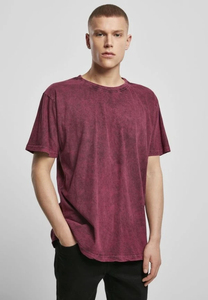 T-shirt Oversize Uni Délavé à l'Acide, Coton Lourd de Haute Qualité, Teint en Pièce, Style Vintage Streetwear, Vente en Gros, Usine de Vêtements - Product Image 5