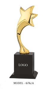 Exquisite Golden Star Metal <b>Trophy</b> For Corporate Sports And Academic Recognition Elegant Achievement Award To Inspire Greatness - Product Image 4