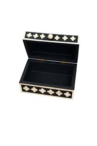 Boîte à bijoux artisanale en os incrusté, motif floral marocain, écologique, pour rangement décoratif, décoration de table, nouvel an - Product Image 5