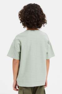 เสื้อยืดเด็กชายผ้าฝ้าย 100% หนา 220 กรัม ขายส่ง รับสกรีนโลโก้ ปักลาย เสื้อยืดเด็กเรียบๆ ขายส่งสำหรับเด็ก ปี 2026 - Product Image 3